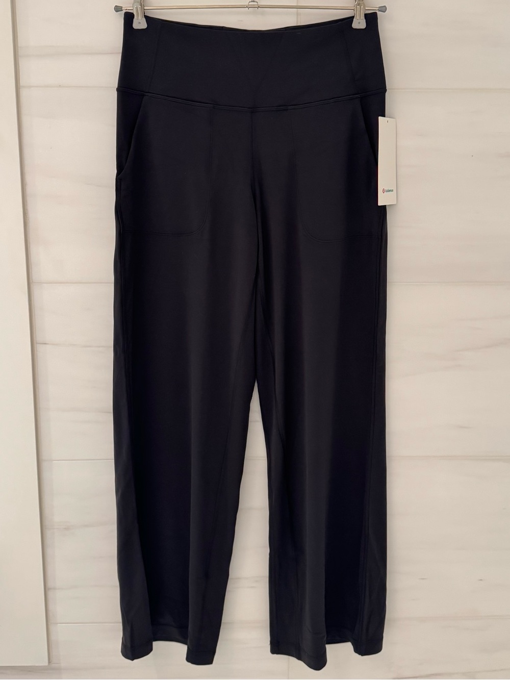 Lululemon Align High Rise Wide Leg Pant 31" Size 10 Black NWT